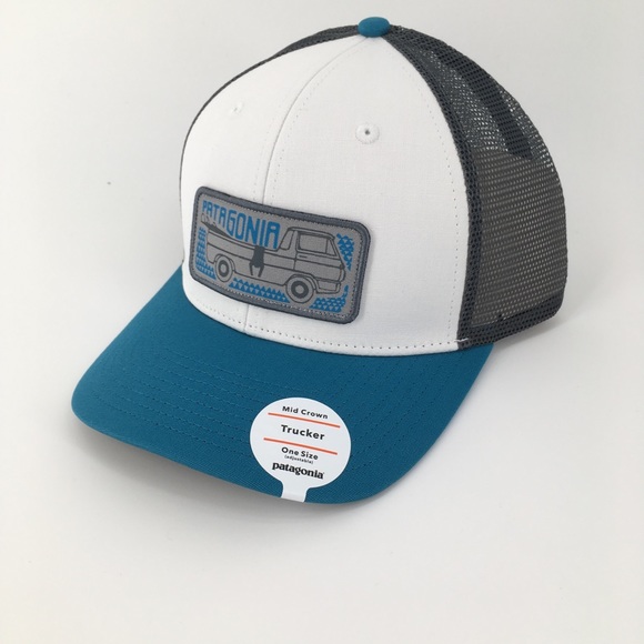 Patagonia pickup lines mesh patch trucker hat 🧢 - Picture 2 of 6